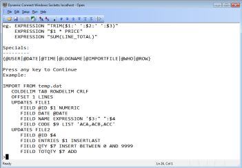 IMPORT Data Export Tool