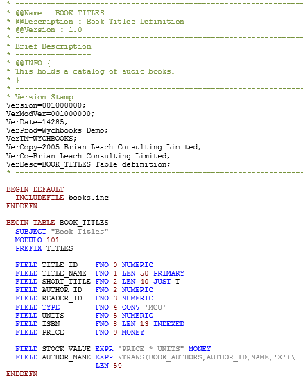 MAKETABLE Tool